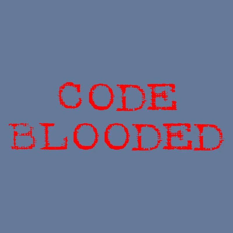 Code Blooded Cooler Programmierer-Codierer Code-Blooded