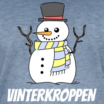 Vinterkroppen - Vintage T-skjorte for menn