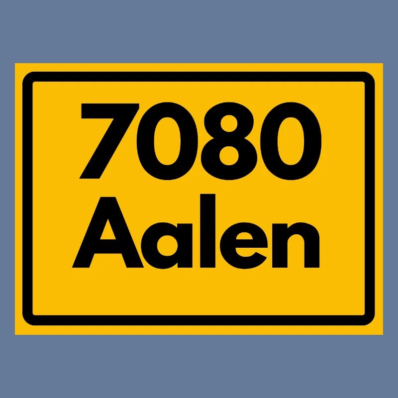 OLD POSTCODE ZIP CODE RETRO 7080 AALEN HEIMATSTOLZ