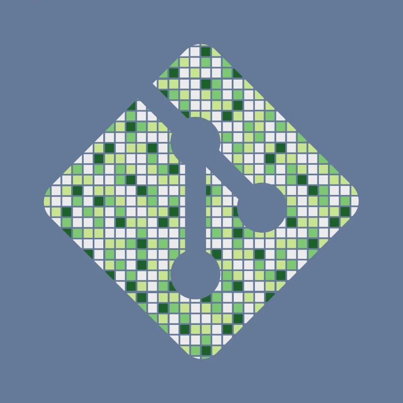 Git logo in Github style