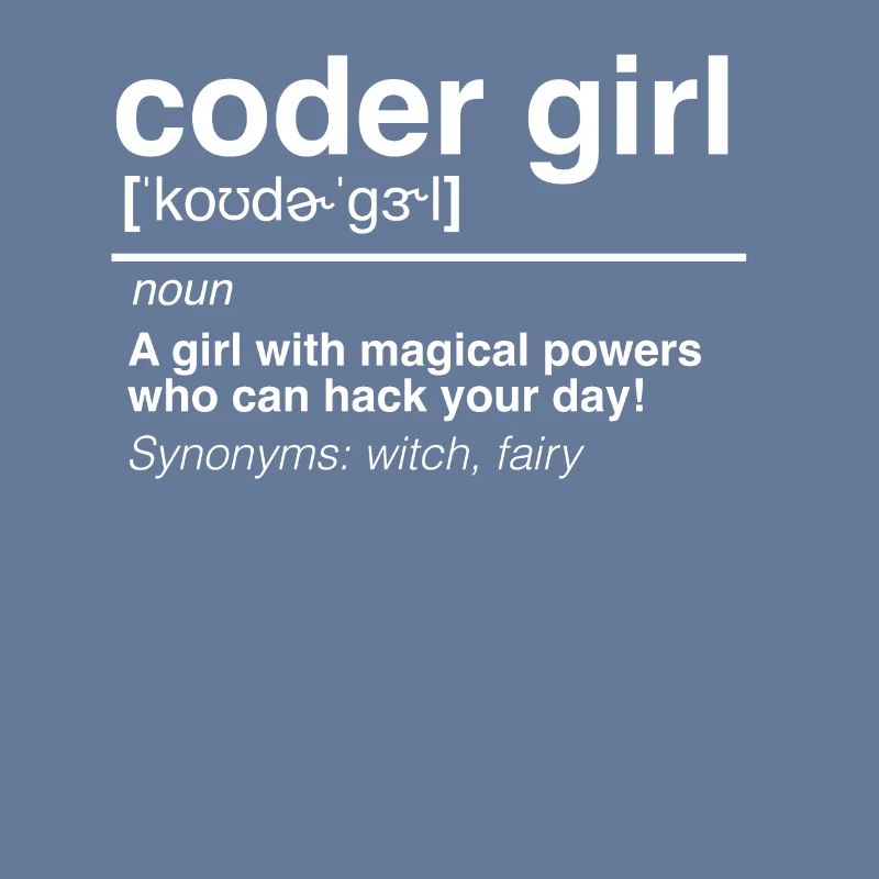 Coder Girl Software Developer Engineer Gift