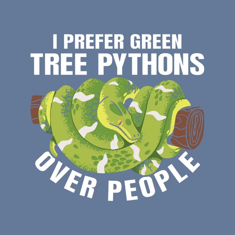 Python arborescent vert