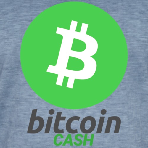 Bitcoin Cash - Vintage-T-shirt herr