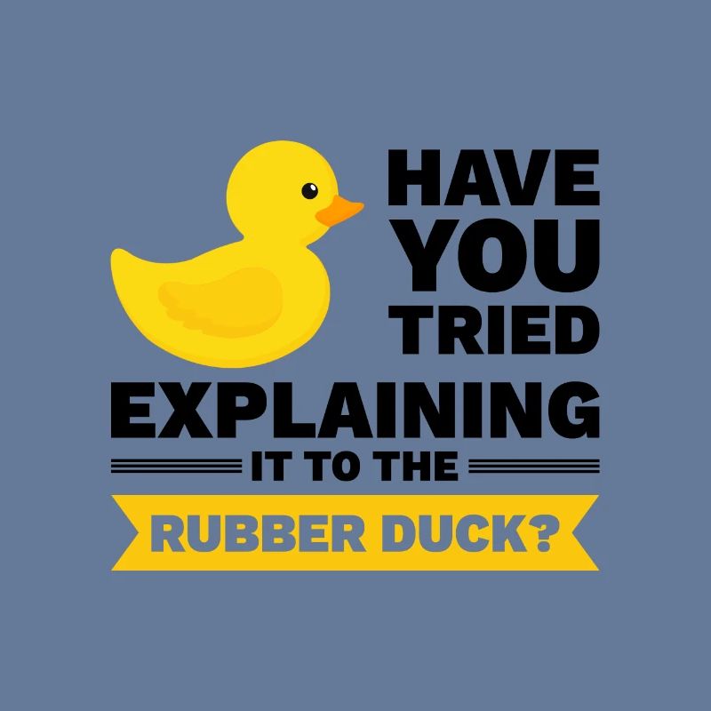 Programmierer Gummiente Debug