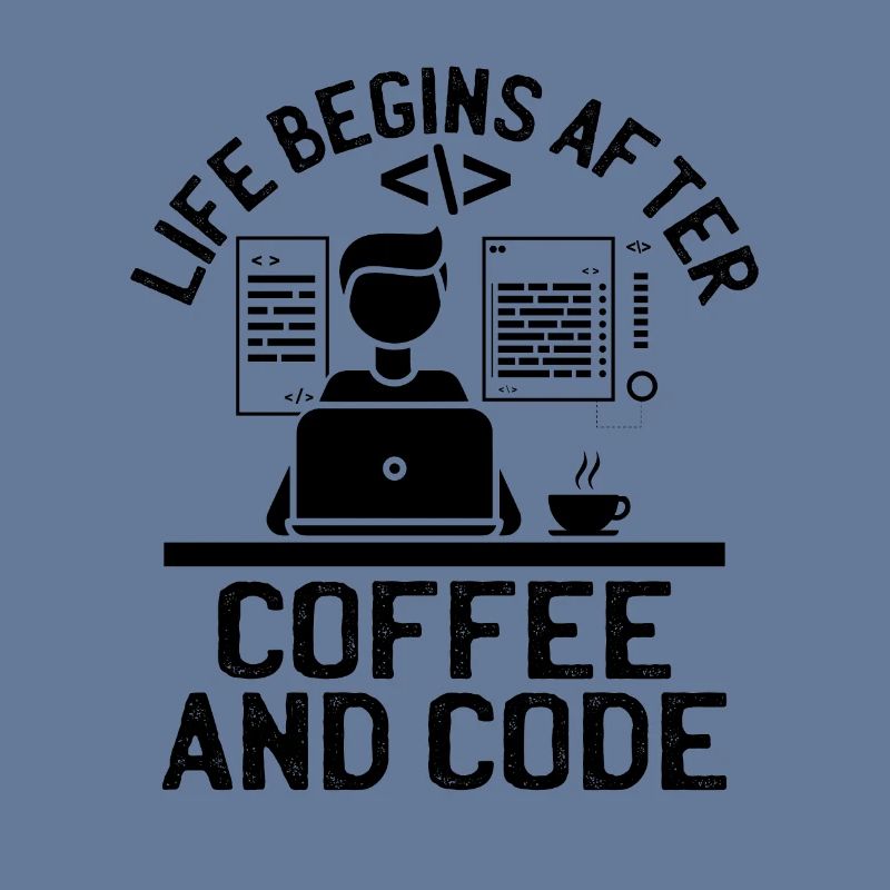 Café Codage Programmeur Codeur Développeur Nerd Coff