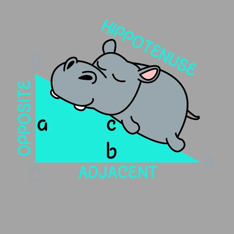 Hippotenuse math math math teacher joke fun