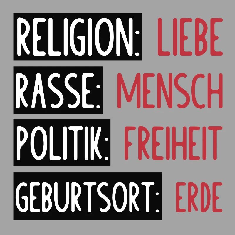 Statement - Keine Trennung oder Spaltung