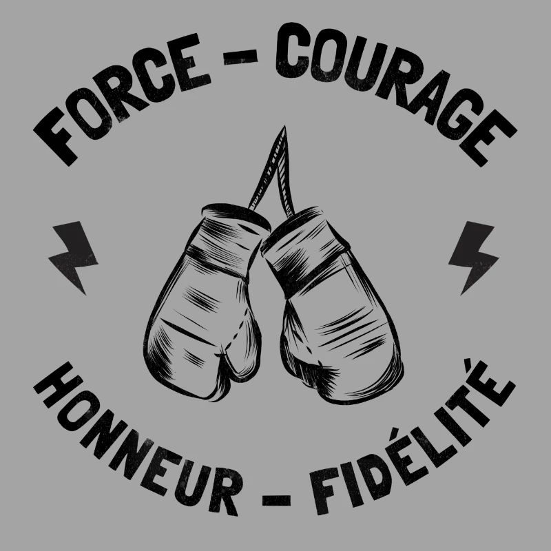 Force courage honneur fidélité | devise boxe