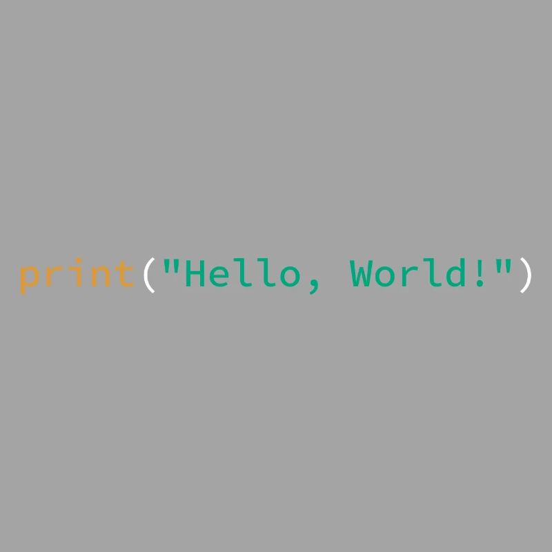Hello World Python Programmer's Shirt