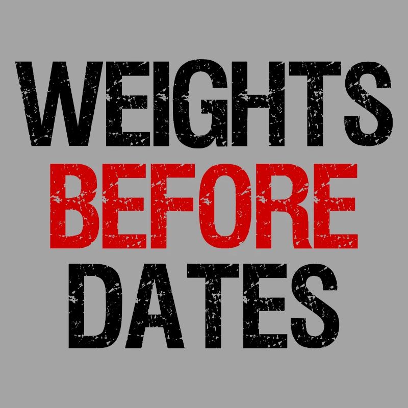 Weights Before Dates (black/red)