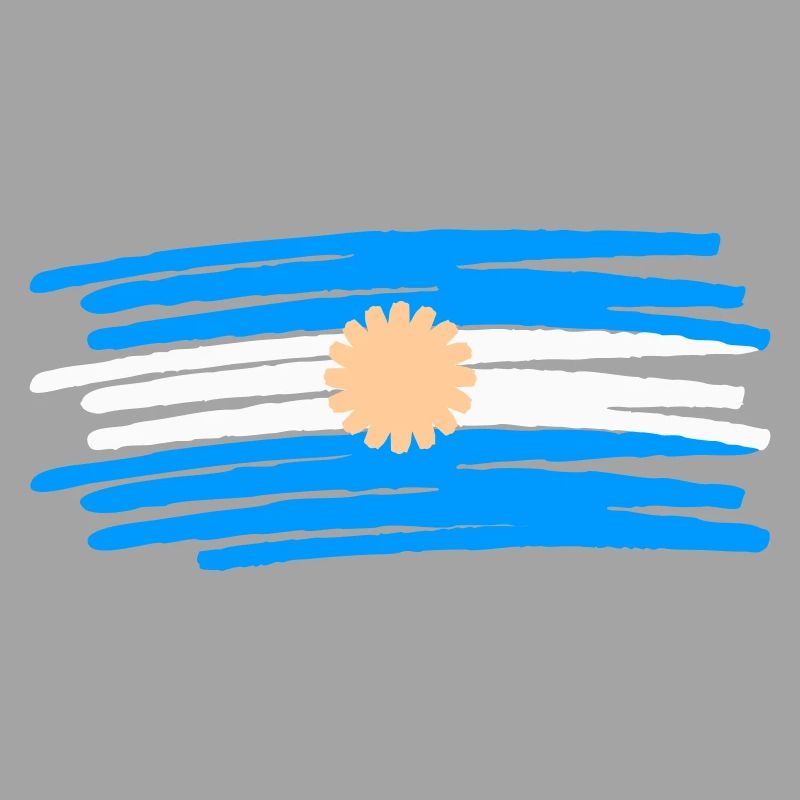 Argentine drapeau argentin peint drapeau peint