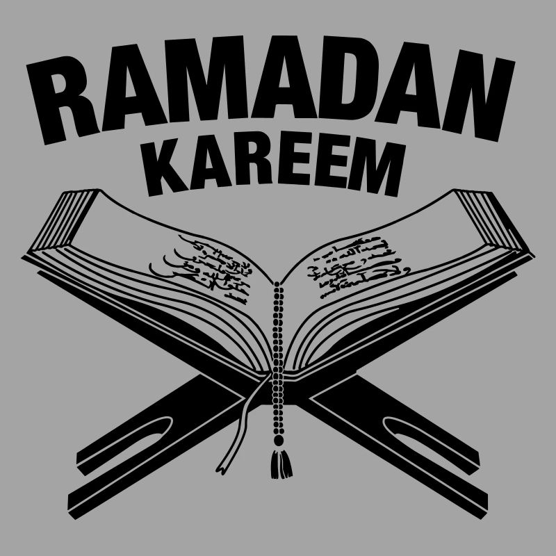 Koran mit dem Text "Ramadan" darüber