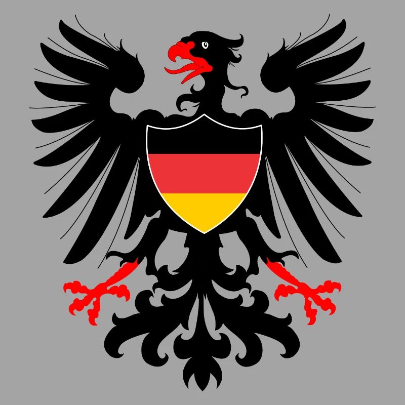 German Eagle with shield German flag