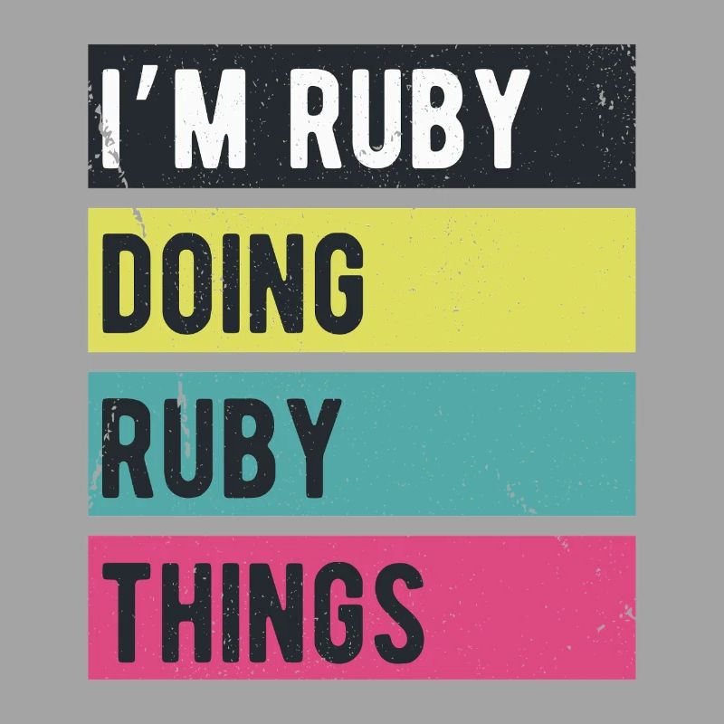 Ich bin Ruby und mache Rubin-Dinge in Retro-Farben