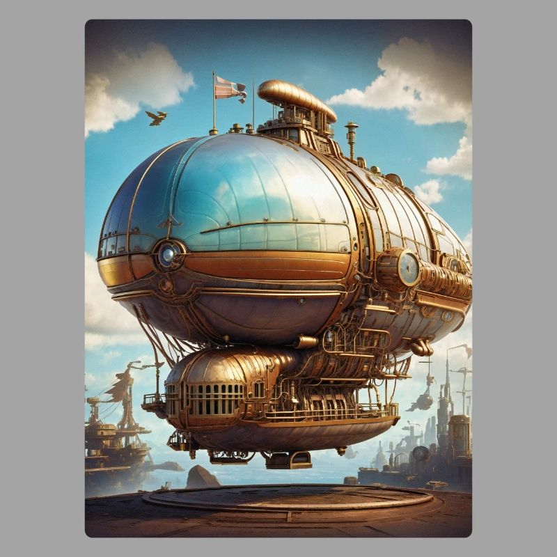 Dirigeable Steampunk 1.4
