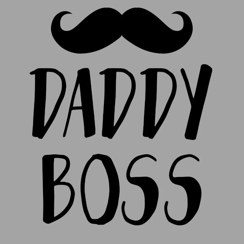 T-Shirt Daddy Boss Beard Mustache Gift Iddee