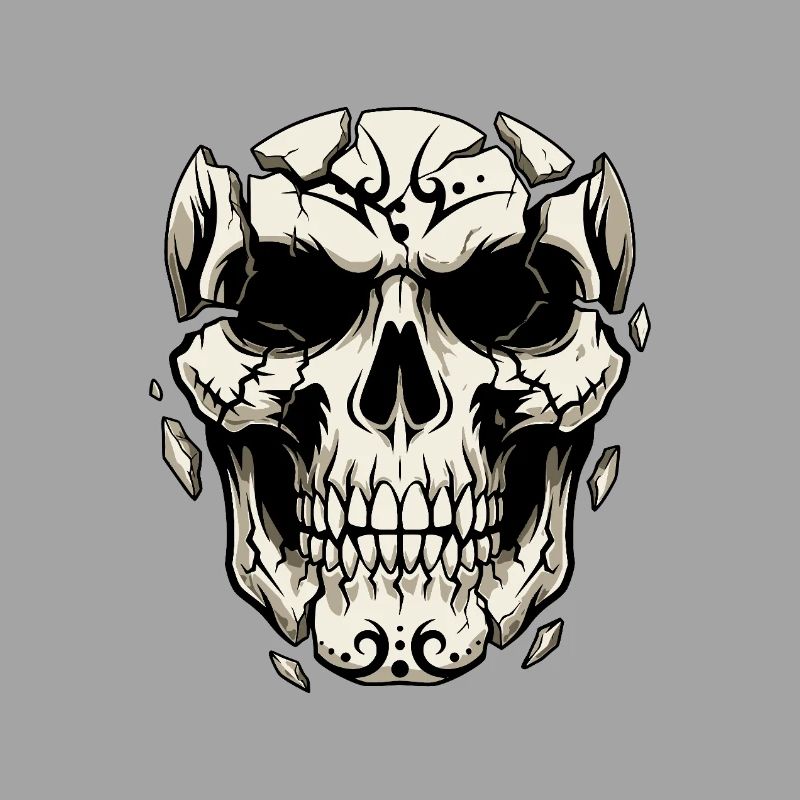 Splintering Skull – Gothic Graphics