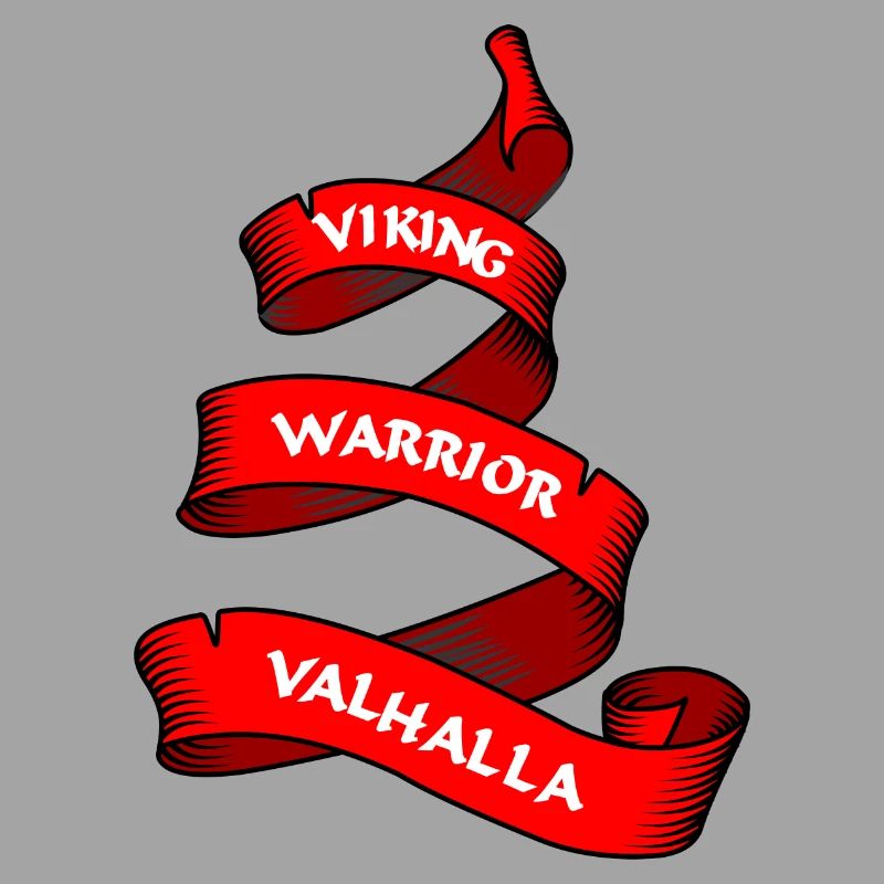 Wikinger Wimpel oder Banner rot