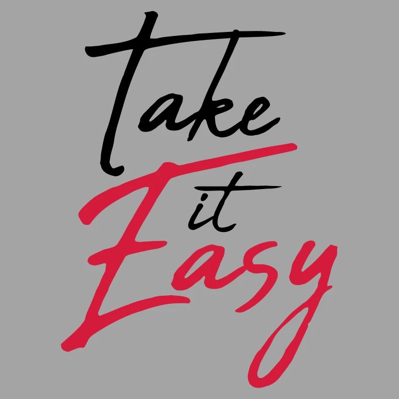 cool cool take it easy logo design text chill