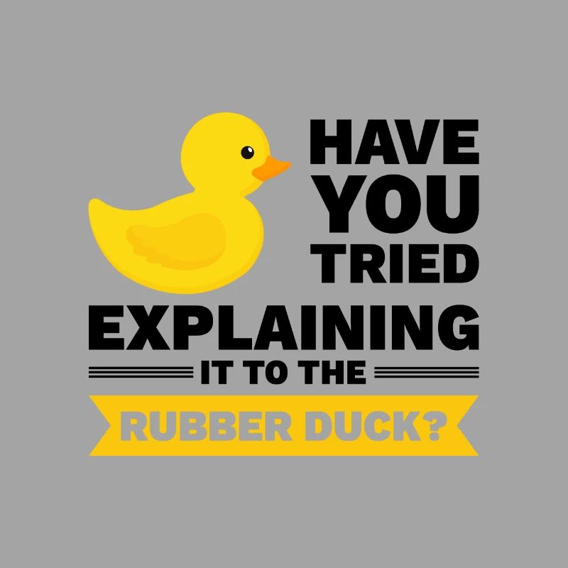 Programmierer Gummiente Debug