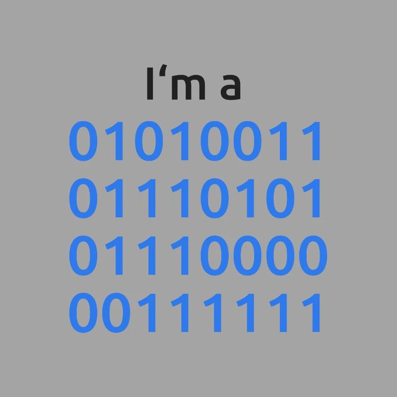 Programmierer Binär - Ich bin ein Nerd