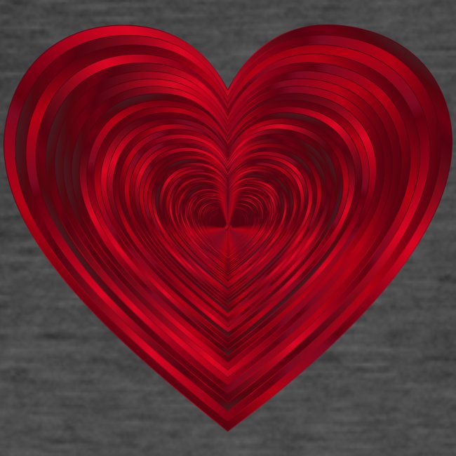 Love Heart Print T-shirt design