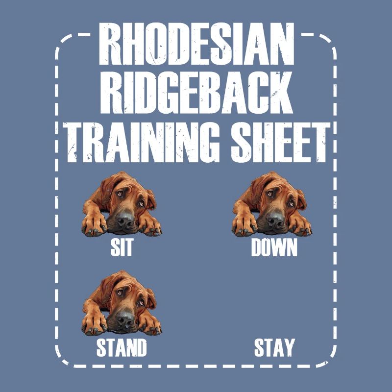 RHODESIAN RIDGEBACK TRAINING SHEET Ridgeback