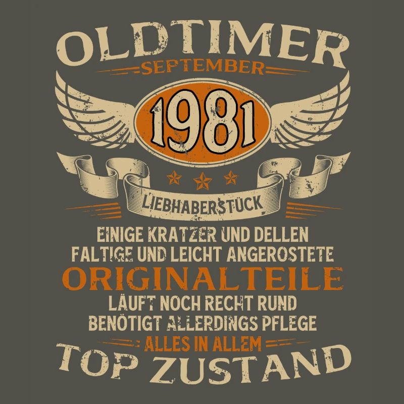 44. Geburtstag Geschenk Oldtimer September 1981