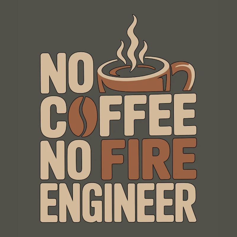 Fire Engineer No Coffee Pump Operator Coffee Lover