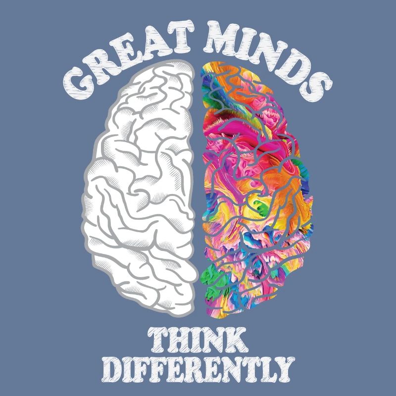 Great Minds Think Differently Creative Brain