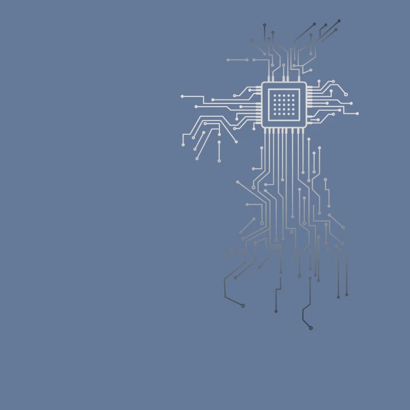 PCB circuit boards layout CPU heart computer admin