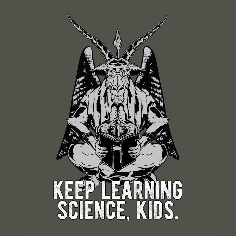 Baphomet Keep learning science Mème