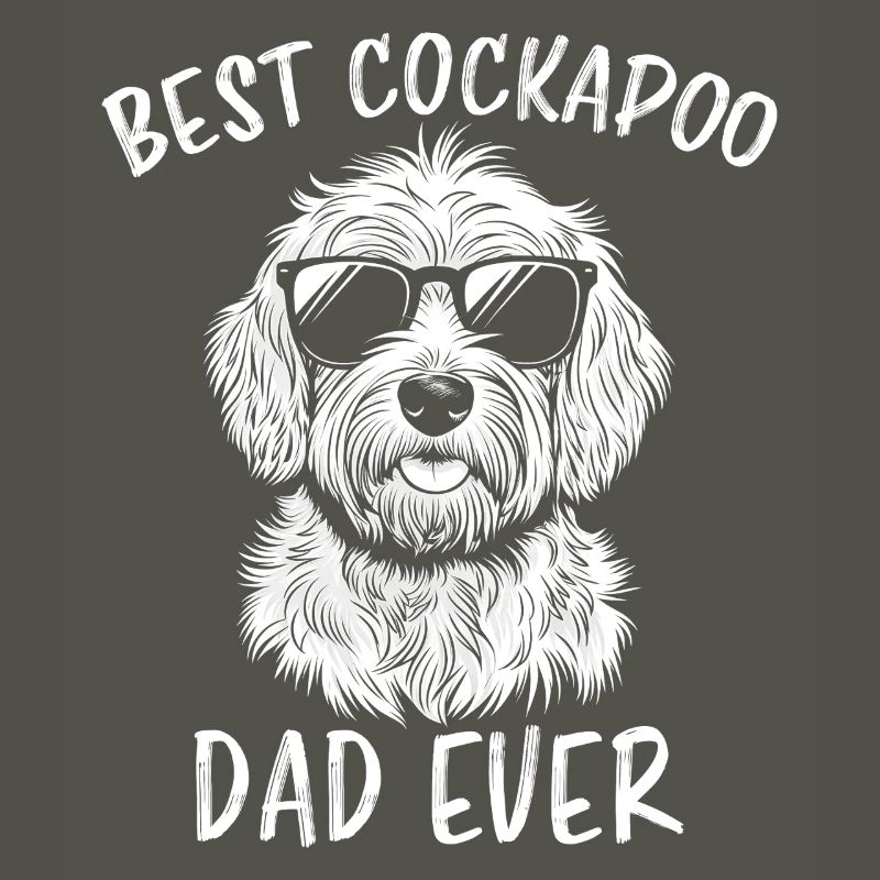 Cockapoo Saying Dad Funny Cockapoo Gift