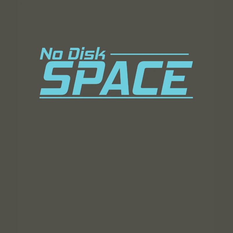 No Disk Space retro memory module