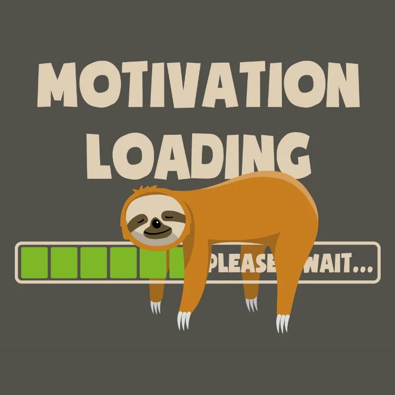 Faultier - Motivation wird geladen - bitte warten