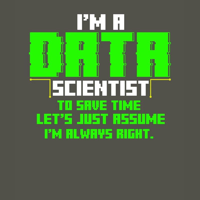 Data Scientist Engineer Nerd Analyst Gift