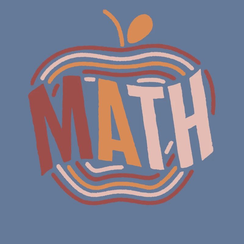 Mathematics Shirt, Math Apple Cute Tee, Math