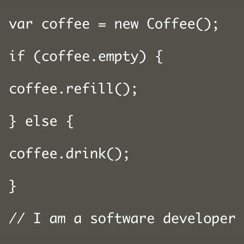 Recharge de café code Javascript