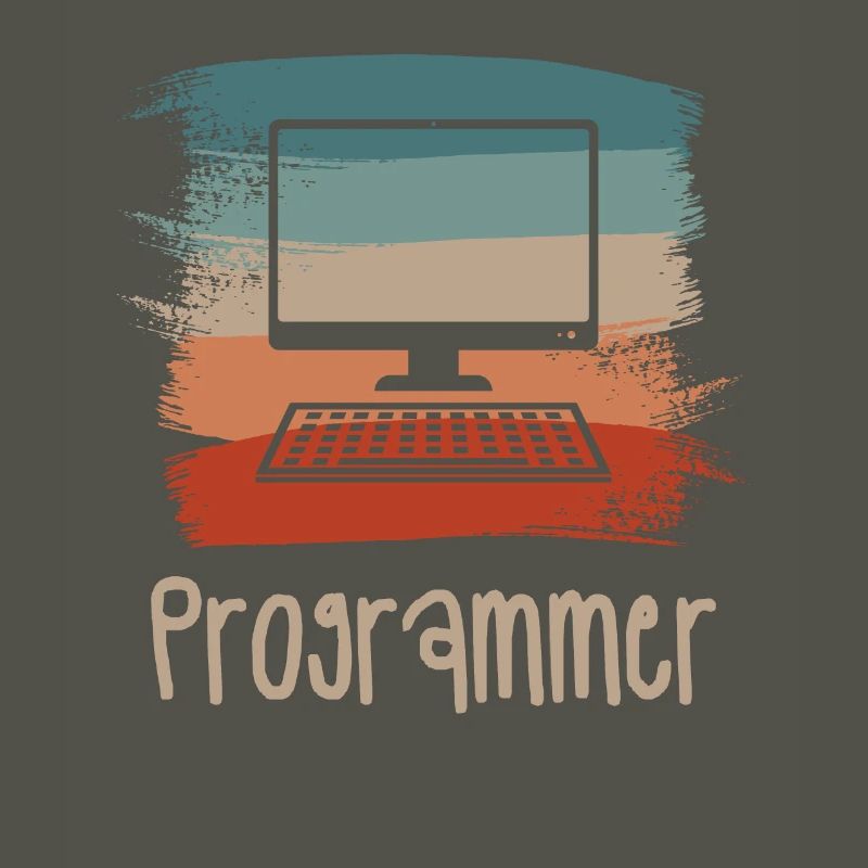 Retro Vintage Programmer Computer Programming