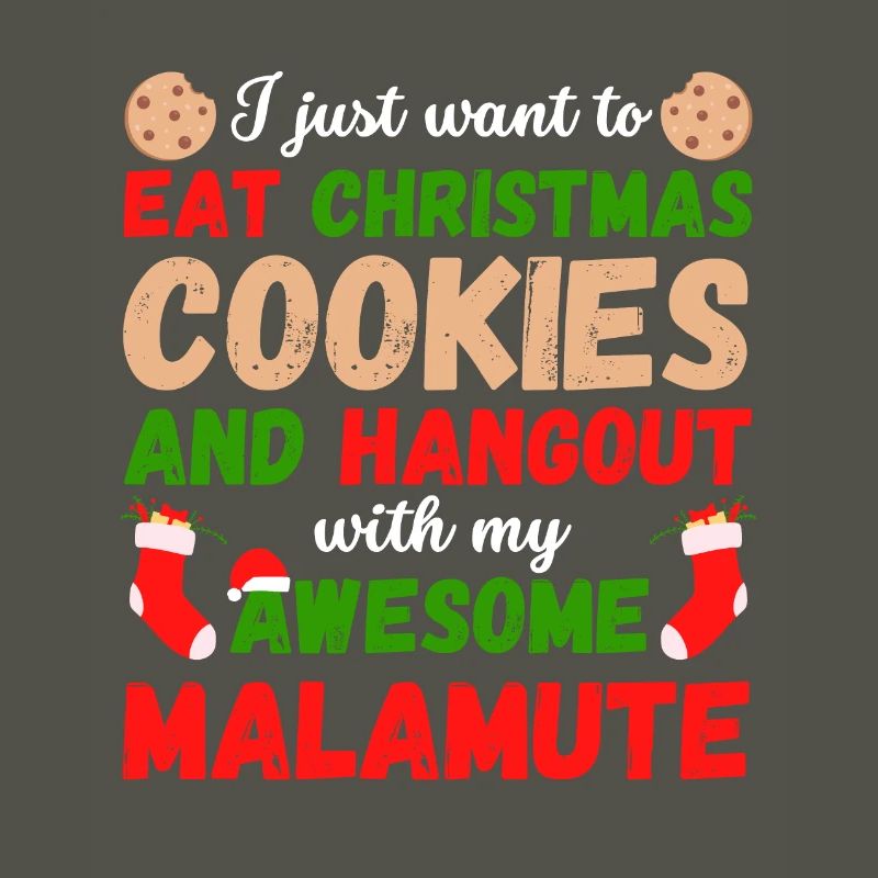 Biscuits Malamute de Noël