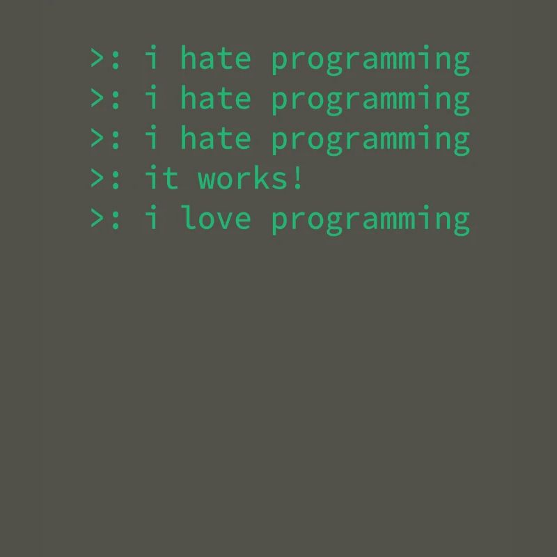 Programmierer Coden Hass Nerd Geek lustig Geschenk