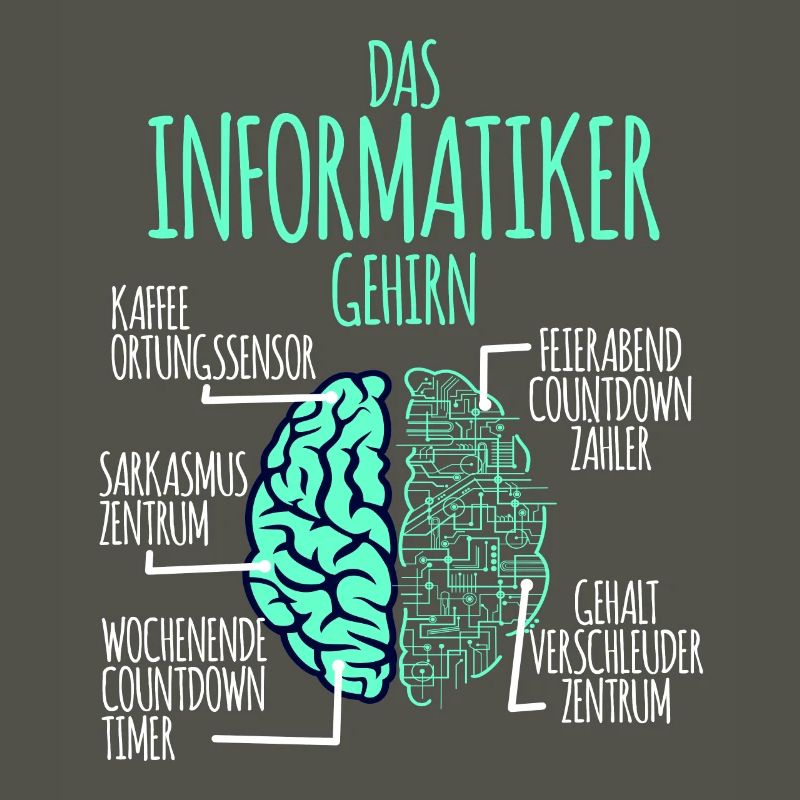 Informatiker Informatik Programmierer Nerd Geek