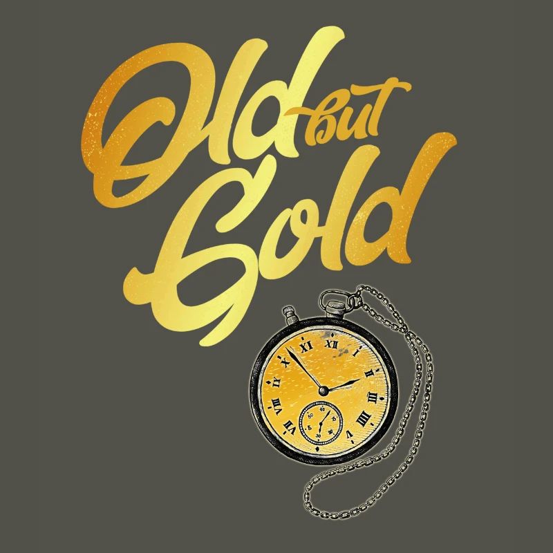 Montre de poche ancienne mais dorée avec de l'or