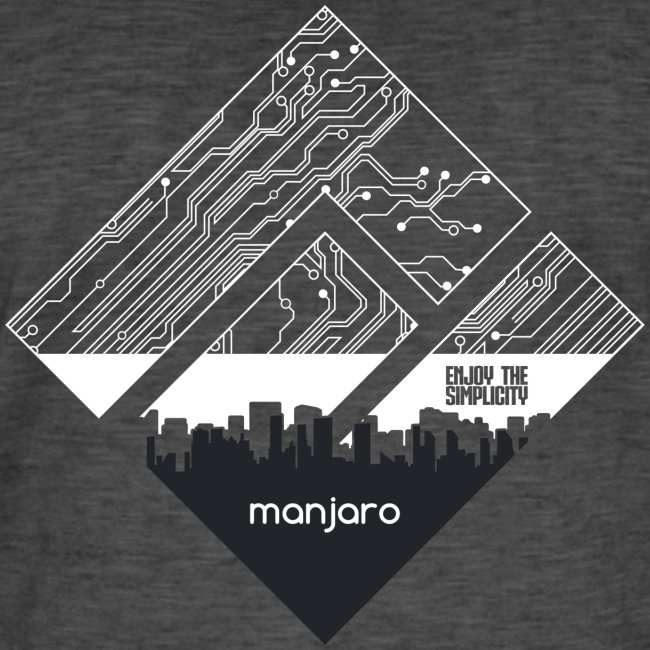 Manjaro Circuit Logo v3 (ingen färg)