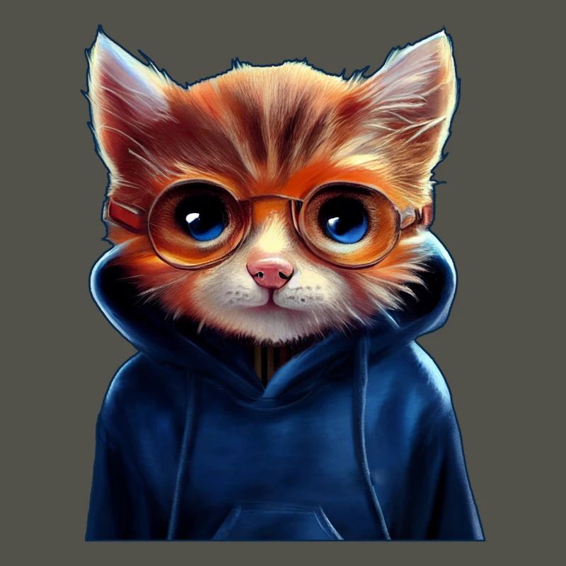 Chat avec pull