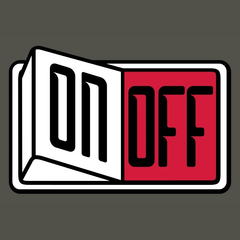 off on switch button button turn off
