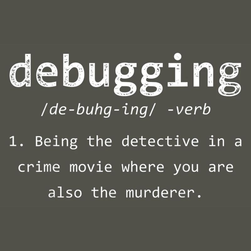 Debugging Lustiges Programmierer Definition