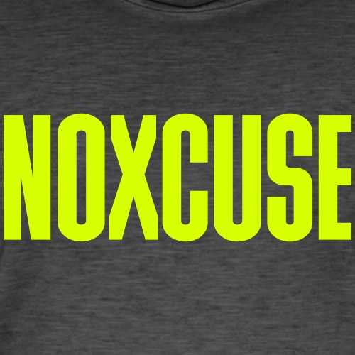 NOXCUSE - keine Ausrede! - Männer Vintage T-Shirt