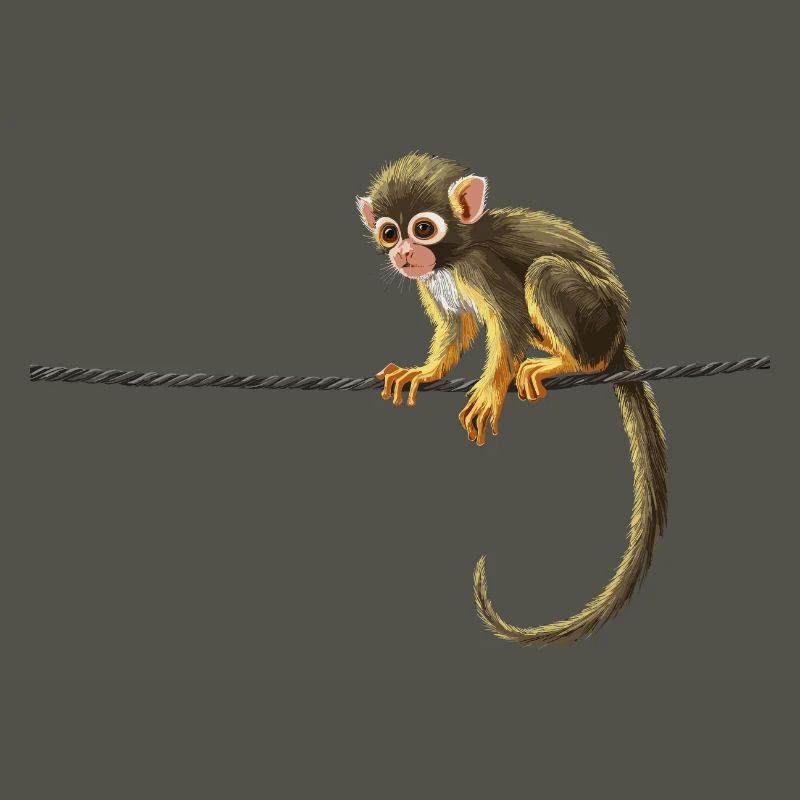 Écureuil singe Écureuil singe singe singe bébé