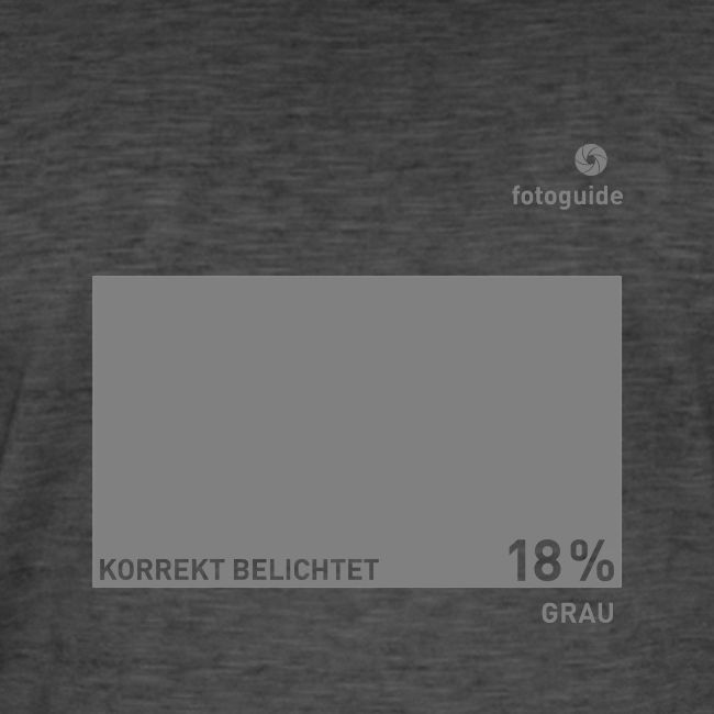 fotoguide - korrekt belichtet - Graukarte